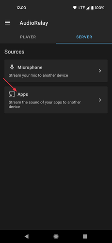 Apps source 按钮位置
